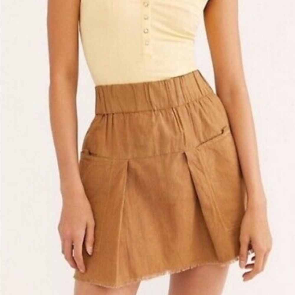 Free people Mariposa cargo style mini skirt